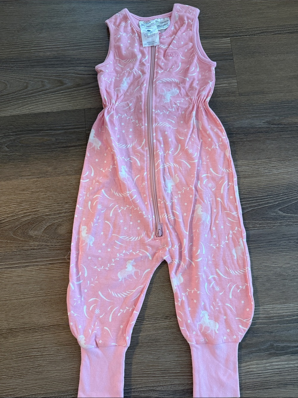 Halo Pink Unicorn Print Sleep Sack